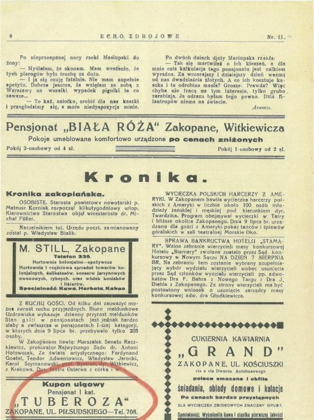 Frühstückspension Tuberoza 3*